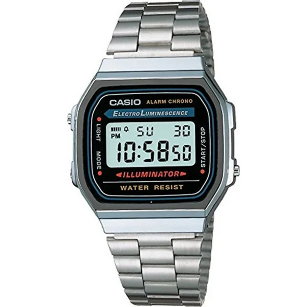 Casio Hombre - Digital Iluminador A168WA-1